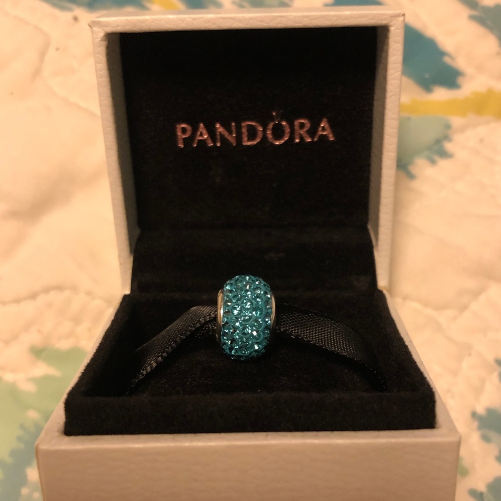 Blue Jeweled Charm from Kay - fits on Pandora